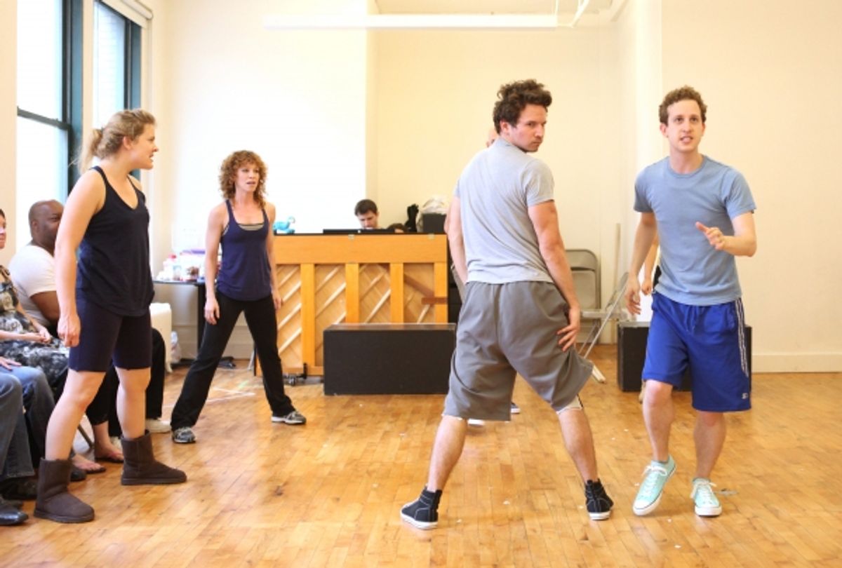 Brandon Espinoza & Alex Wyse with the cast  at 