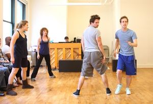 Brandon Espinoza & Alex Wyse with the cast @ BroadwayWorld Brandon Espinoza & Alex Wyse with the cast Photo