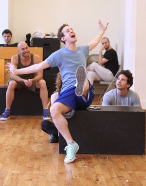 Alex Wyse with the cast @ BroadwayWorld Alex Wyse with the cast Photo