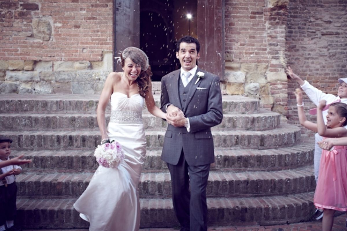 Denise Payne and Kevin Worley at JERSEY BOYS Tour Vets Get Married in Tuscany!