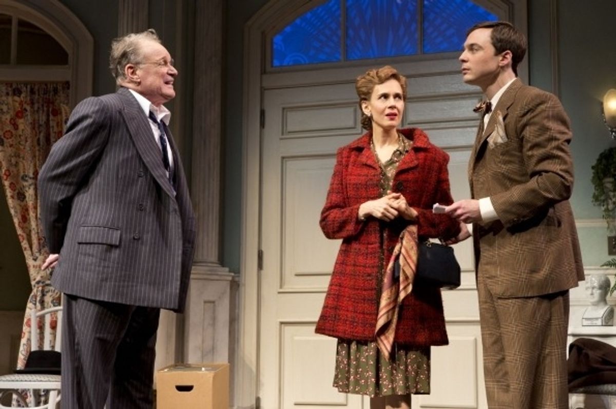 Charles Kimbrough, Jessica Hecht and Jim Parsons at 
