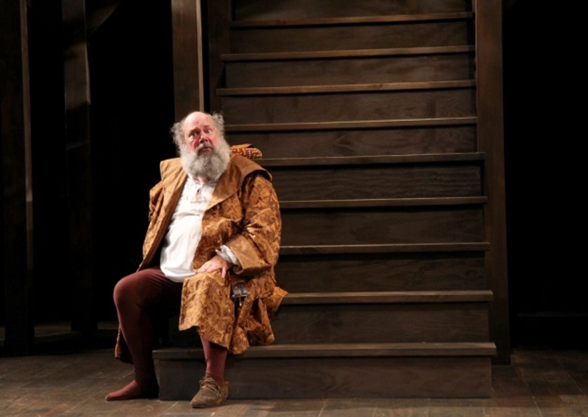 John Ahlin as Sir John Falstaff at 