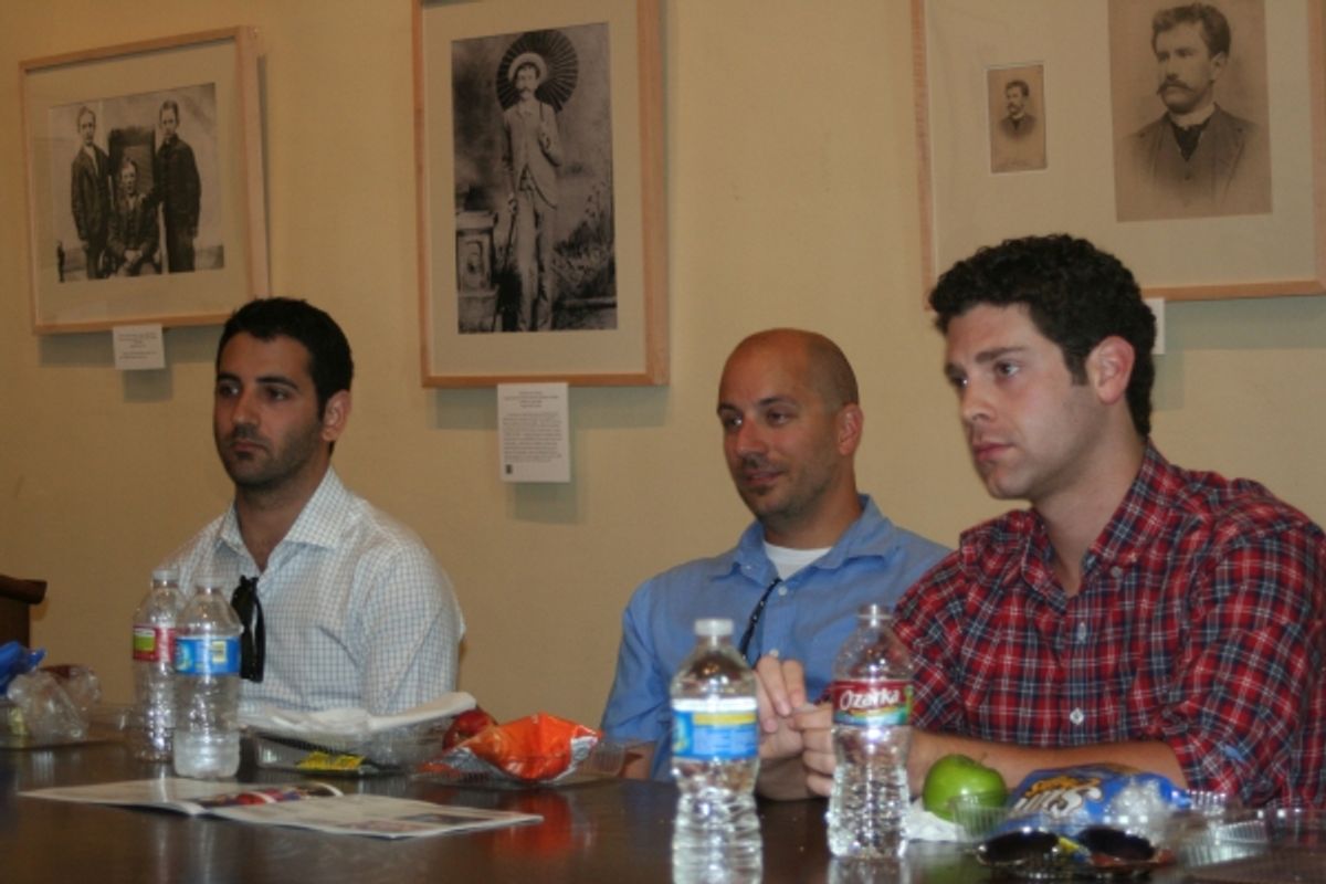 Max Quinlan at work at 