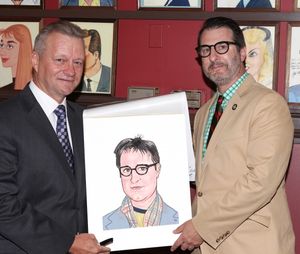 Max Kilmavicius & Jon Robin Baitz @ BroadwayWorld Max Kilmavicius & Jon Robin Baitz Photo