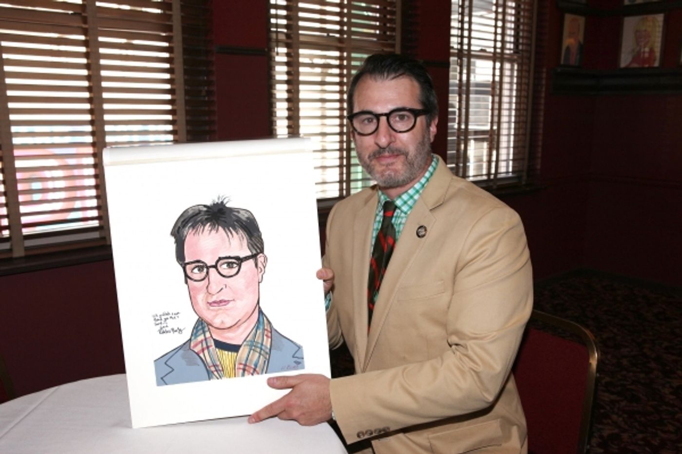 Photo Coverage: OTHER DESERT CITIES' Jon Robin Baitz Joins Sardi's Wall of Fame!  Image