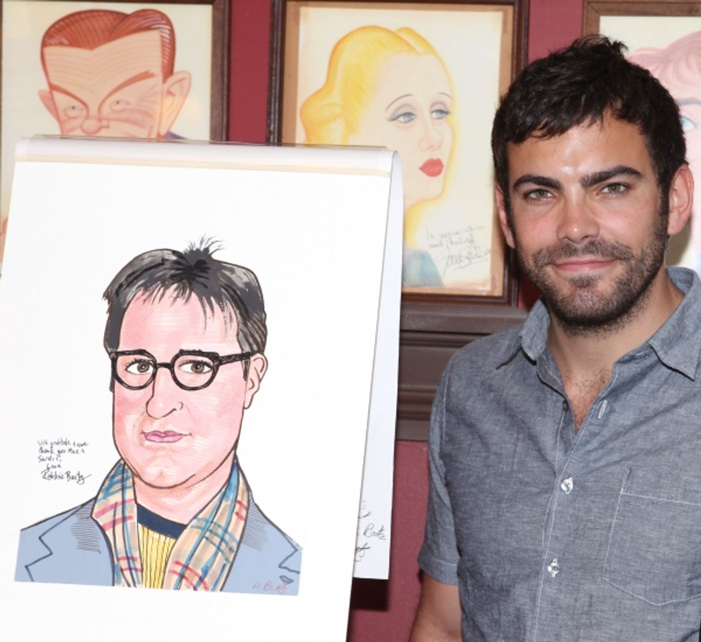 Photo Coverage: OTHER DESERT CITIES' Jon Robin Baitz Joins Sardi's Wall of Fame!  Image
