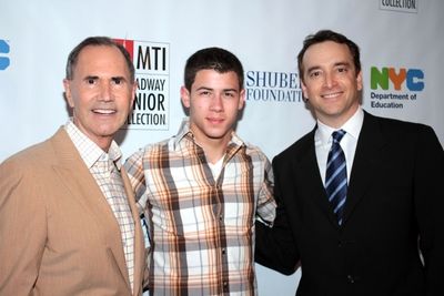 Freddie Gershon, Nick Jonas, Drew Cohen. Photo Credit: Jennifer Broski Photo