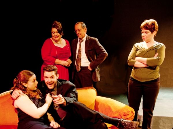 L-R: Johanna Jaquith, Ben Cowhick, Emma Messenger, Dell Domnik and Bonnie Greene Photo