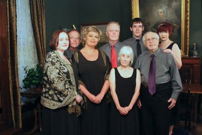 Cast L-R: Bevin Antea, Mike Pearl, Sarah Mac, Terry Herron, Melissa Pear, Brandon Pal Photo