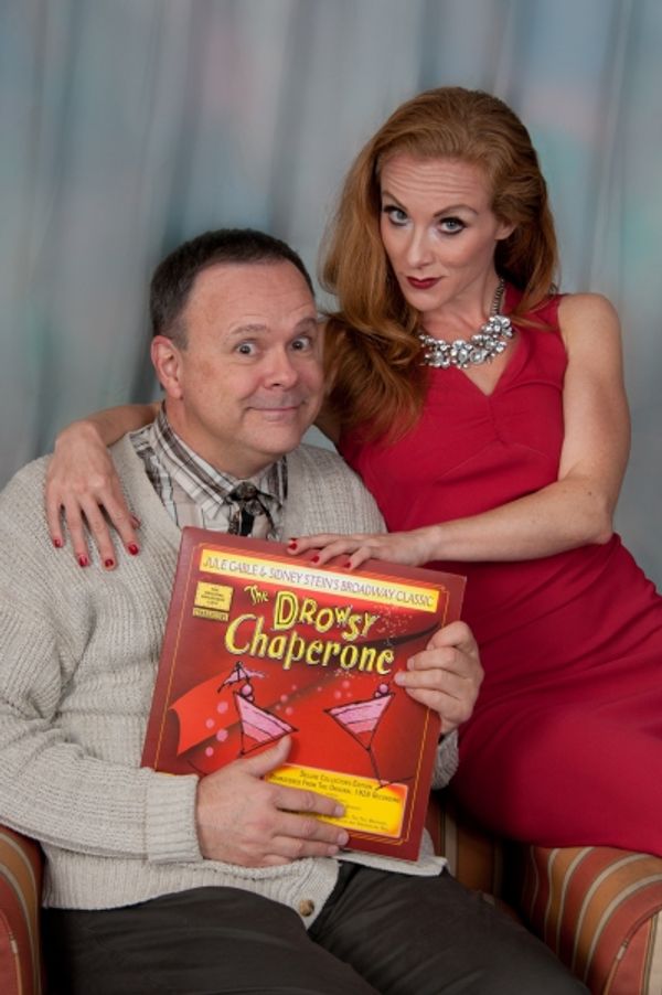 Paul Page as the Man in Chair and Jodi Brinkman as The Drowsy Chaperone Photo
