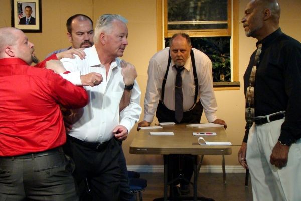 Fighting close Men : Seth Spitzer, Jim Landis, Keith Wright, Michael Greening, Gene H Photo