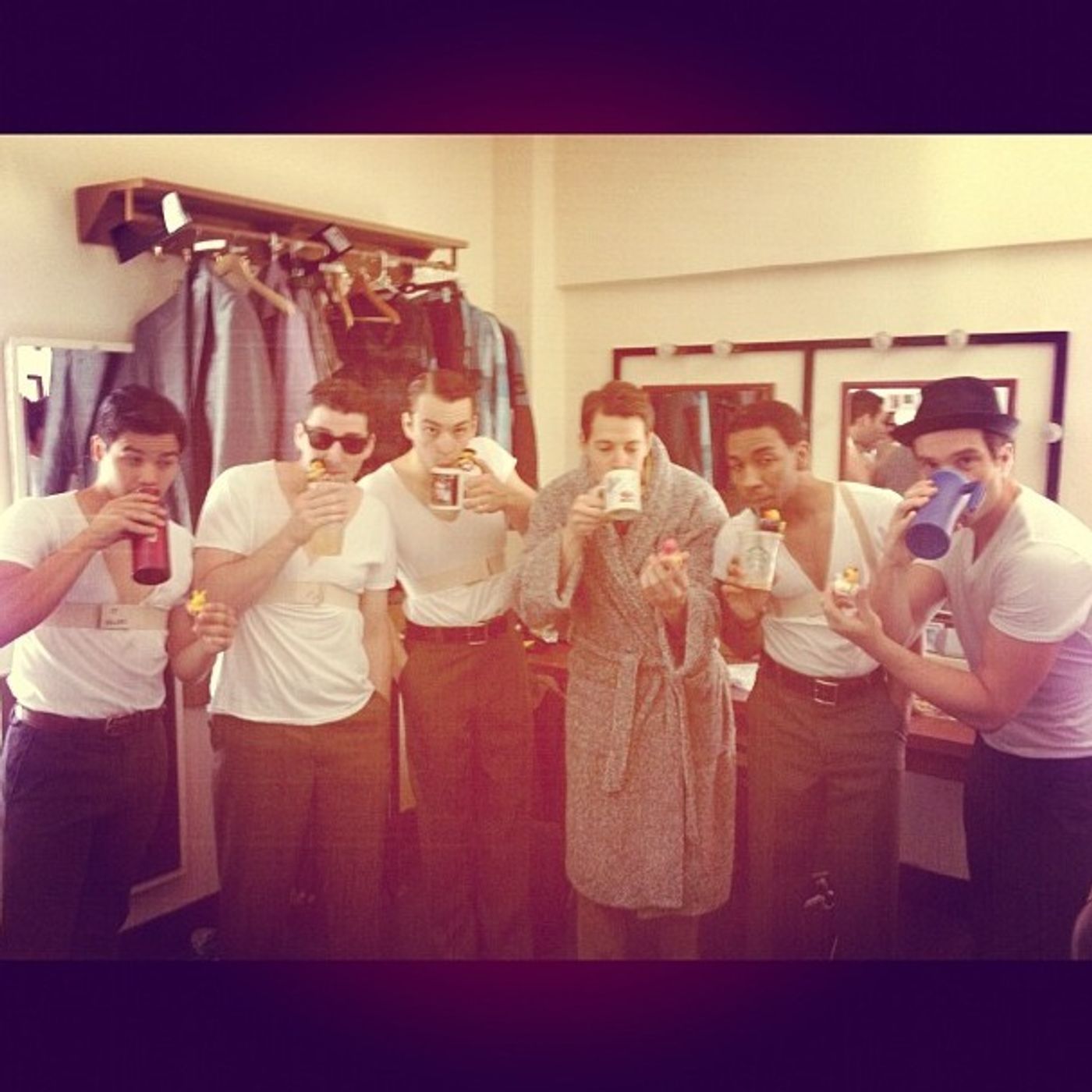 Photo Flash: Saturday Intermission Pics, June 2 - Cast of PRISCILLA, THE BOOK OF MORMON's Josh Gad and More - Updated!  Image