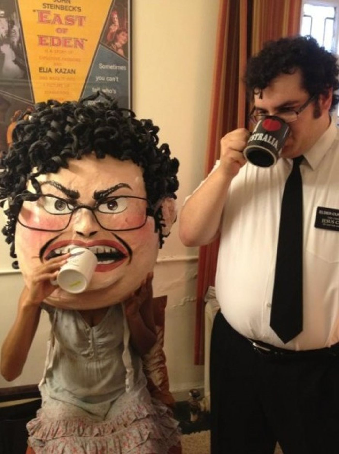 Photo Flash: Saturday Intermission Pics, June 2 - Cast of PRISCILLA, THE BOOK OF MORMON's Josh Gad and More - Updated!  Image