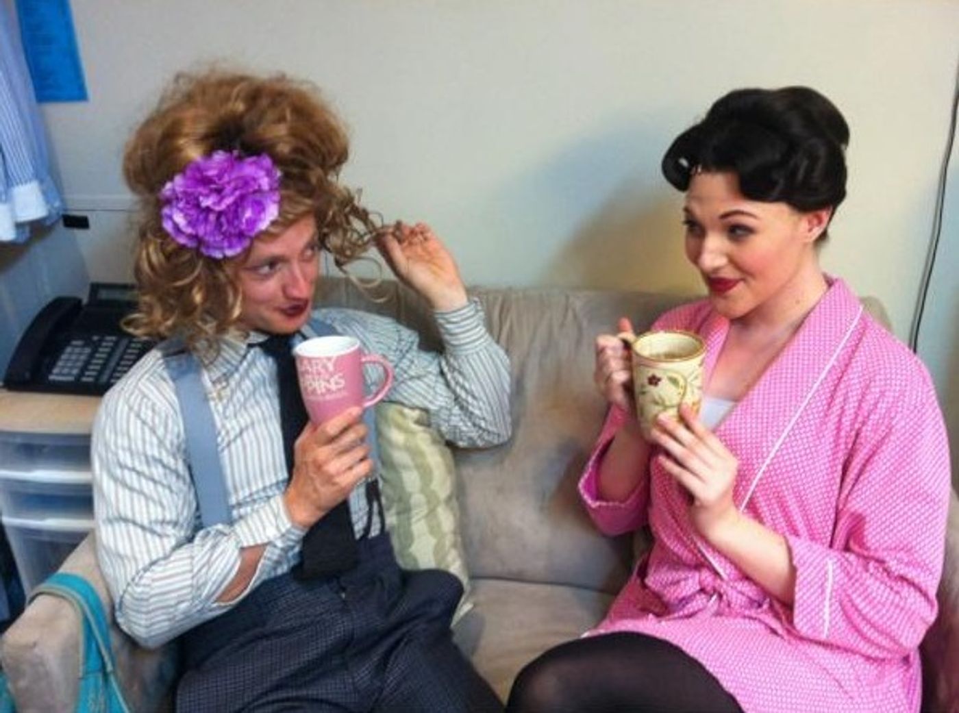 Photo Flash: Saturday Intermission Pics, June 2 - Cast of PRISCILLA, THE BOOK OF MORMON's Josh Gad and More - Updated!  Image