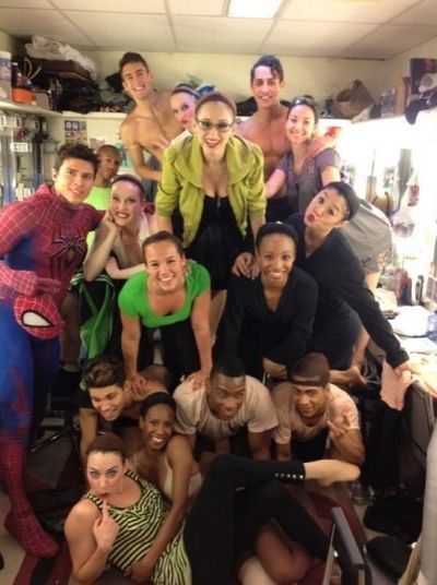 SPIDER-MAN: TURN OFF THE DARK's Reed Kelly ‏and Company Photo