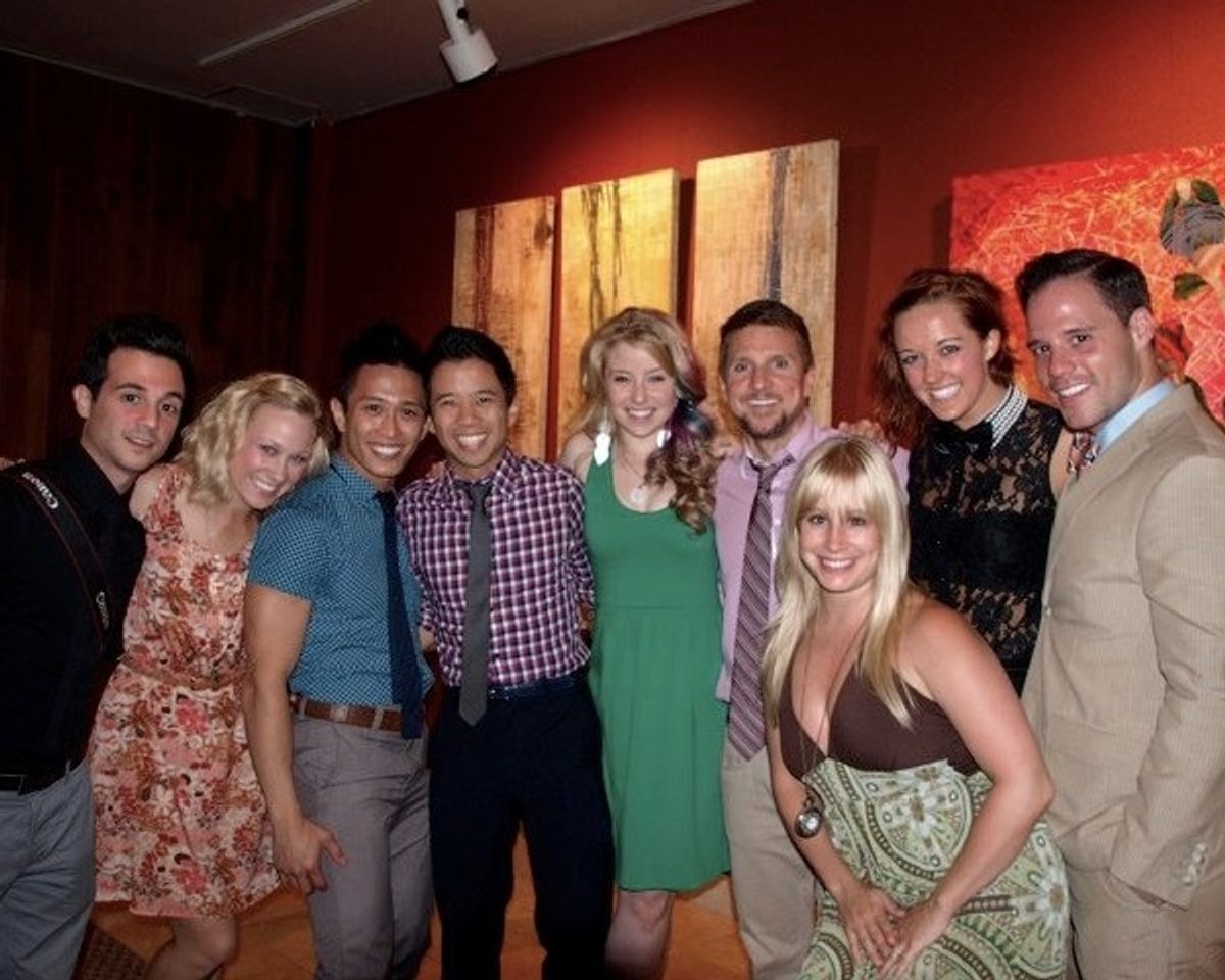 Dane Wagner, Shanon Mari Milles, JC Layag, Marc Andrew Nunez, Carly Bracco, james Leo Ryan, Melissa Roberts, Jenna Wright and Clark Roberts at 