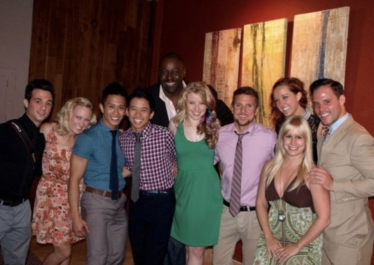 Dane Wagner, Shanon Mari Milles, JC Layag, Marc Andrew Nunez, Michael A. Shepperd, Carly Bracco, James Leo Ryan, Melissa Roberts, Jenna Wright and Clark Roberts at 