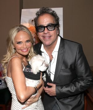 Kristin Chenoweth with her dog Madeline Kahn "Maddie" Chenoweth with Richard Jay-Alexander
@ BroadwayWorld Kristin Chenoweth with her dog Madeline Kahn "Maddie" Chenoweth with Richard Jay-Alex Photo