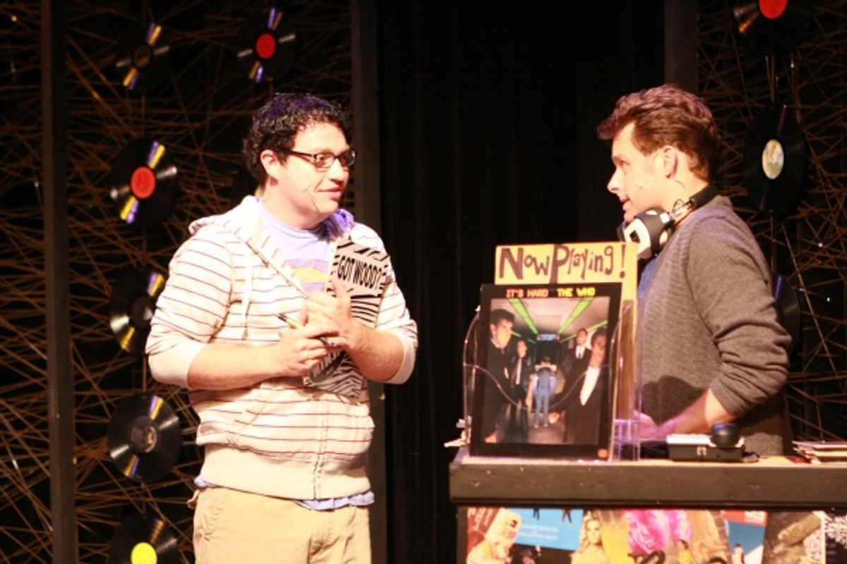 Mike Dowdy as Dick and Jeffrey M. Wright as Rob Gordon at 