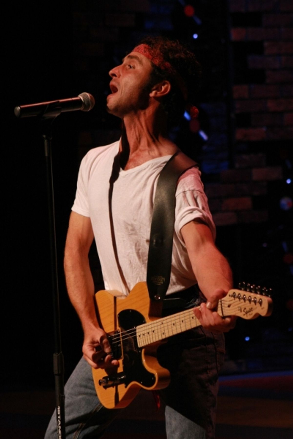 Todd Micali as Bruce Springsteen at 