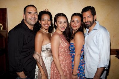 Teddy Canez, Zabryna Guevara, Xochitl Romero, Carmen Zilles and Alfredo Narciso Photo