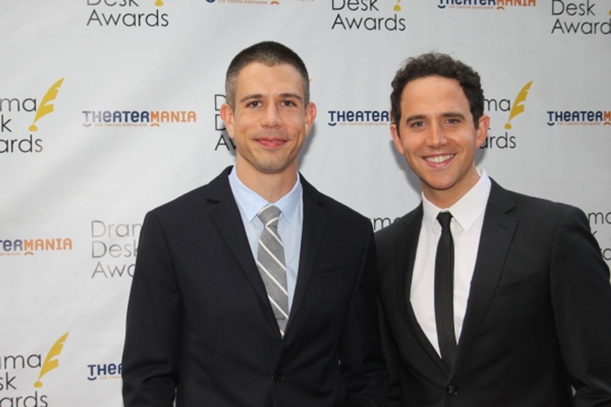 Stephen Karam and Santino Fontana
 at 