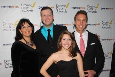 Christine Pedi, Tom D'Angora, Christina Bianco and Michael West
 Photo