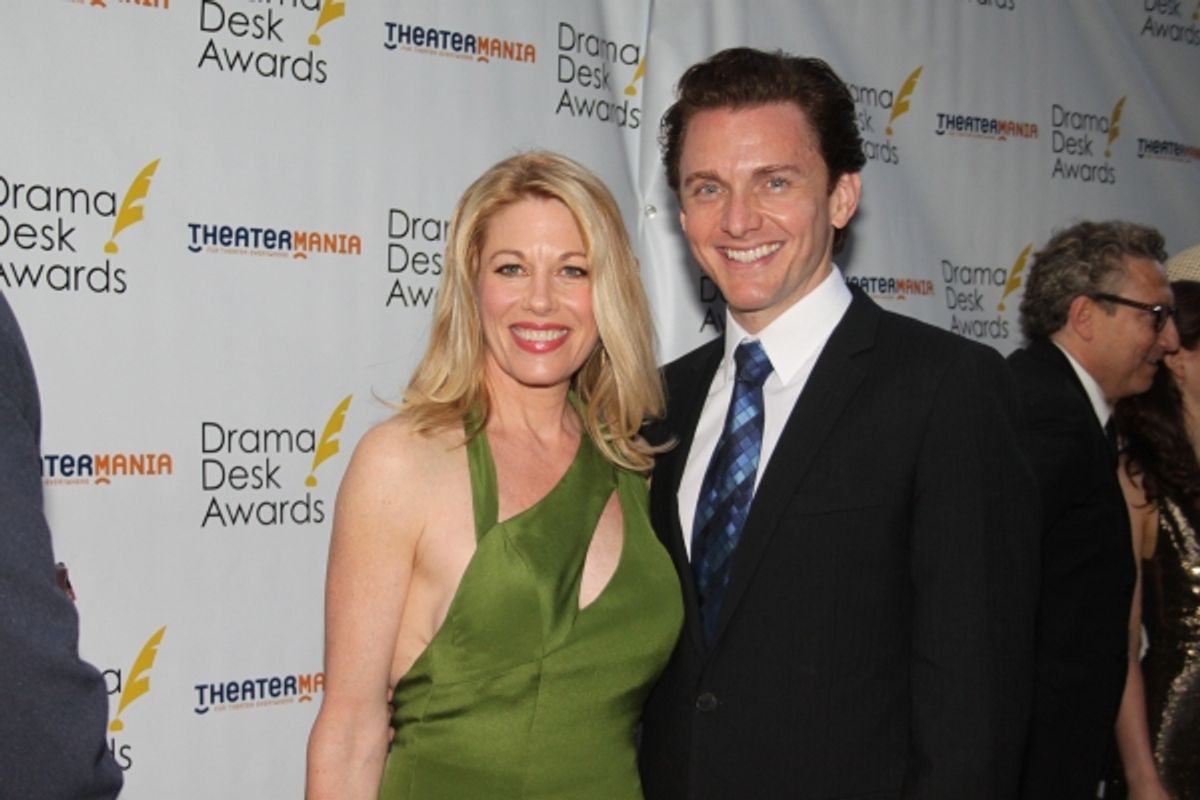 Marin Mazzie and Jason Danieley
 at 