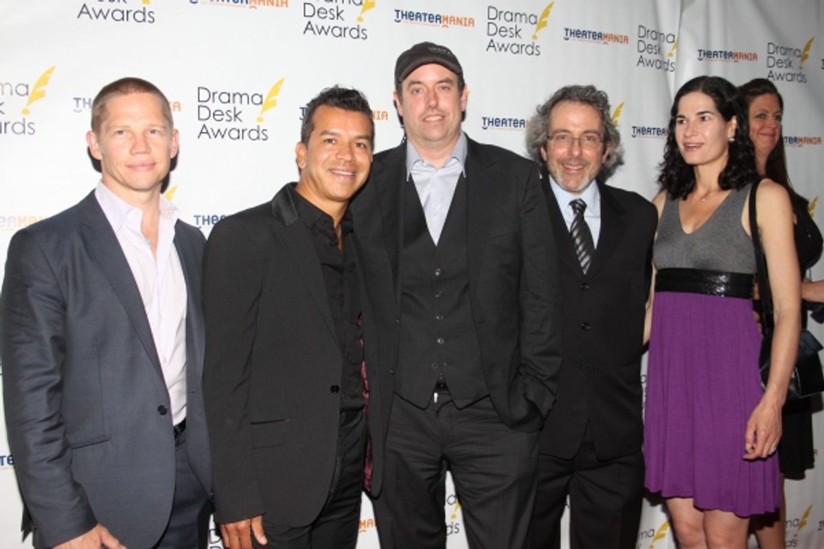 Jack Noseworthy, Sergio Trujillo, Christopher Ashley, Warren Leight and Karen Hauser at 