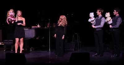 Kristin Chenoweth with Tyler Hanes, Chelsea Packard & Will Taylor
 Photo