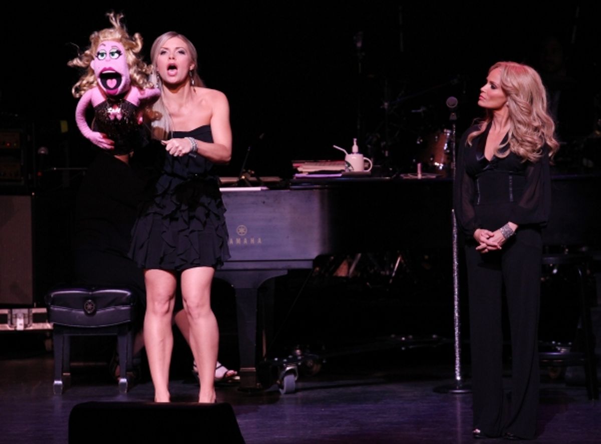Kristin Chenoweth with Chelsea Packard at 