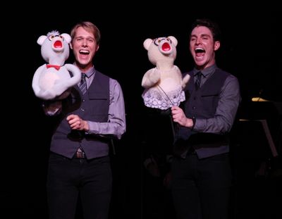 Kristin Chenoweth with Will Taylor & Tyler Hanes
 Photo