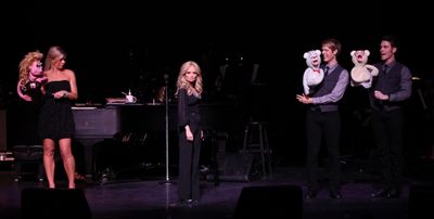 Kristin Chenoweth with Chelsea Packard & Will Taylor & Tyler Hanes
 Photo
