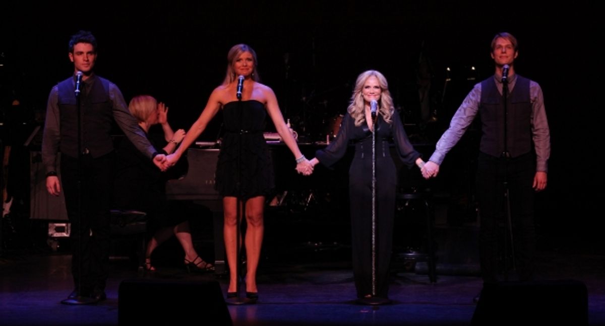 Kristin Chenoweth with Tyler Hanes, Chelsea Packard & Will Taylor
 at 