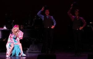 Kristin Chenoweth with Tyler Hanes & Will Taylor @ BroadwayWorld Kristin Chenoweth with Tyler Hanes & Will Taylor Photo