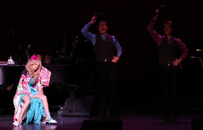 Kristin Chenoweth with Tyler Hanes & Will Taylor Photo