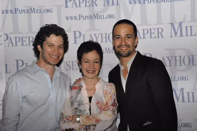 Thomas Kail, Lynn Ahrens and Lin-Manuel Miranda Photo