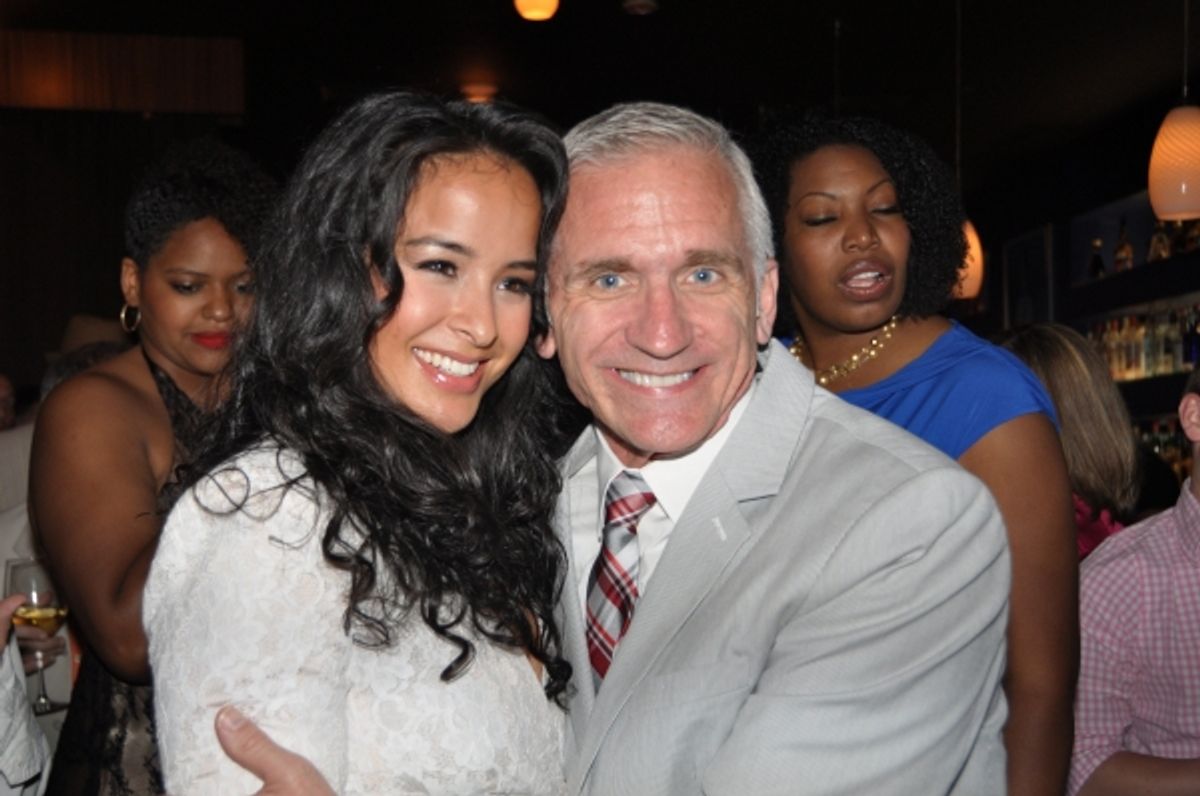 Courtney Reed and Mark S. Hoebee at 