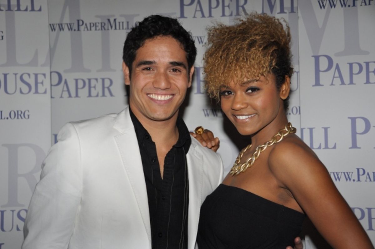 Adam Jacobs and Syesha Mercado at 