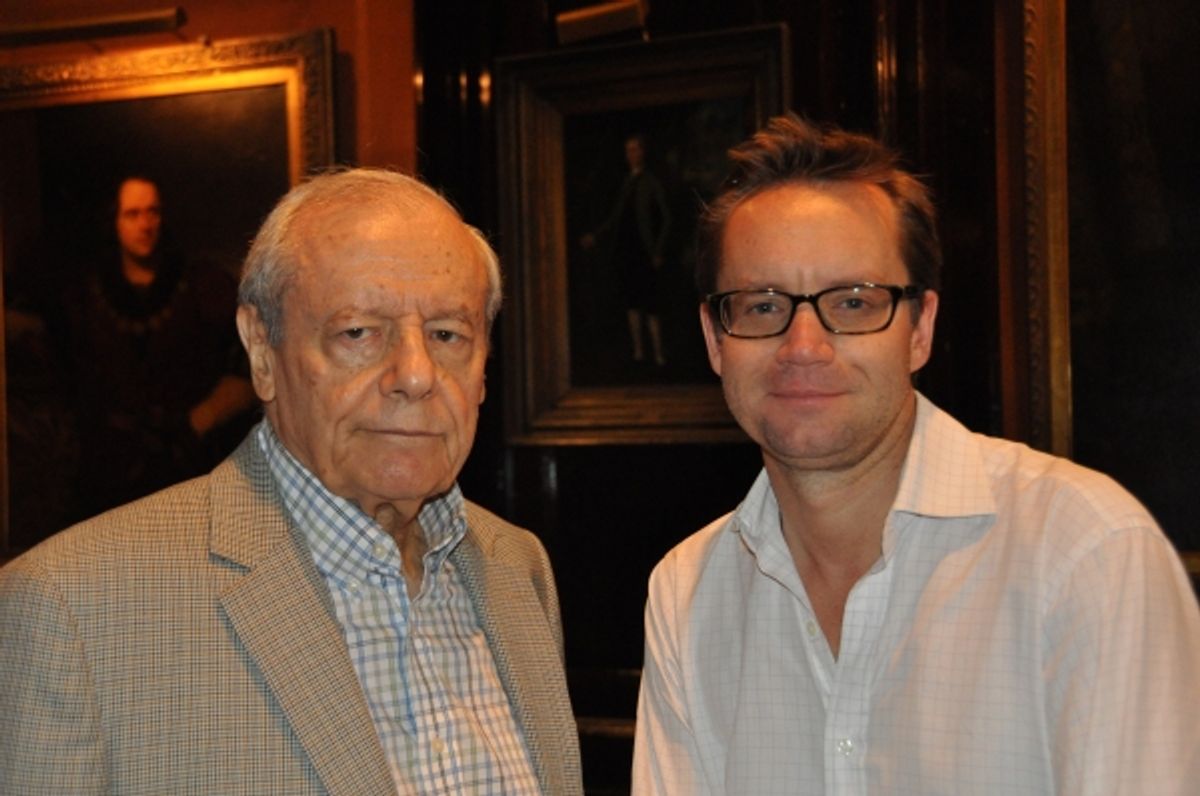 John Simon and Michael Riedel at 