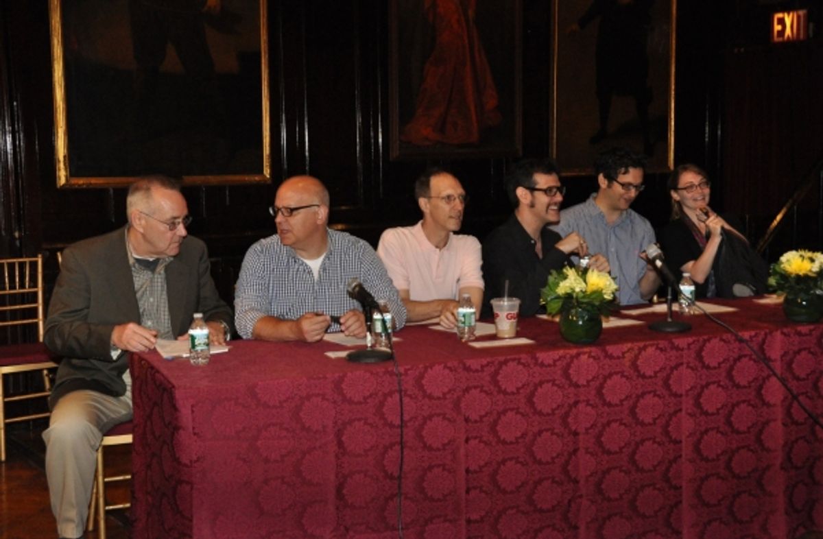 Michael Sommers, Joe Dziemanowicz, Andy Propst, Adam Feldman, Jason Zinnoman and Helen Shaw at 