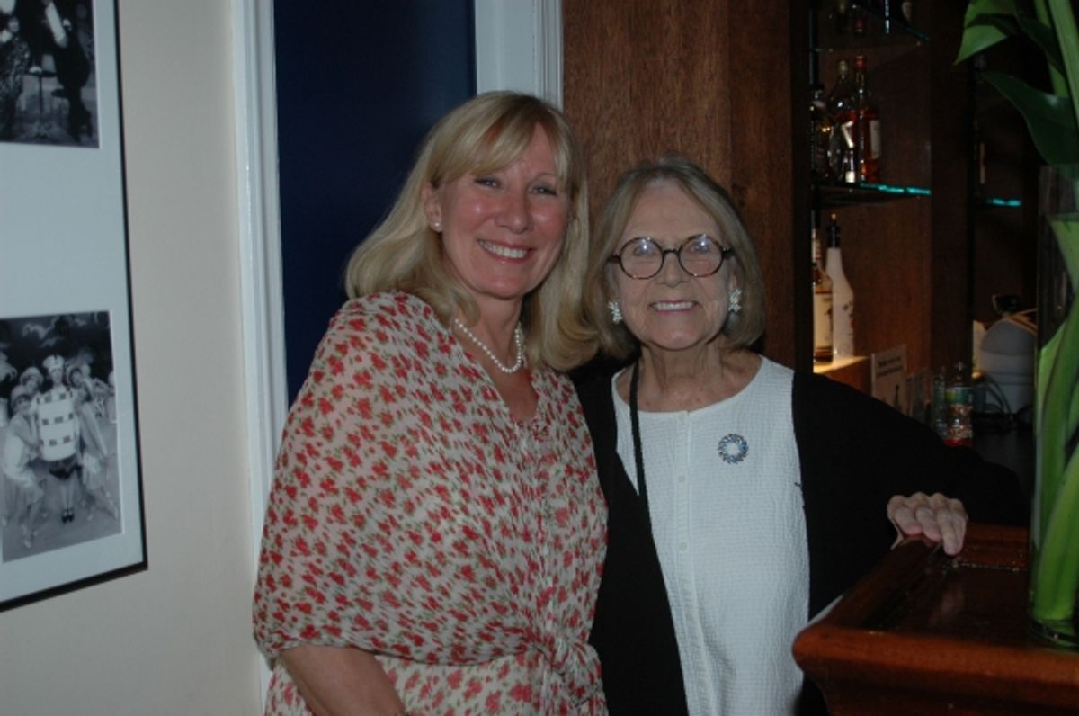 Geraldine Aron and Sybil Christopher at 