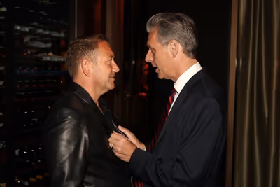Composer Michael John LaChiusa and CTG Artistic Director Michael Ritchie
 Photo