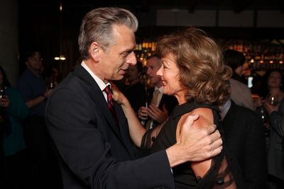 CTG Artistic Director Michael Ritchie and cast member Michele Pawk
 Photo