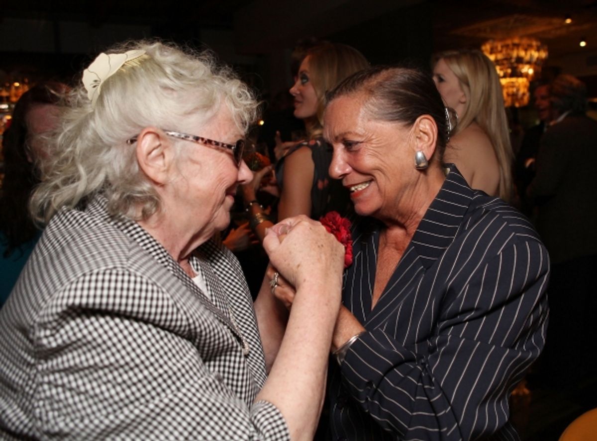 Book & Lyrics Writer Ellen Fitzhugh and Director Graciela Daniele
 at 