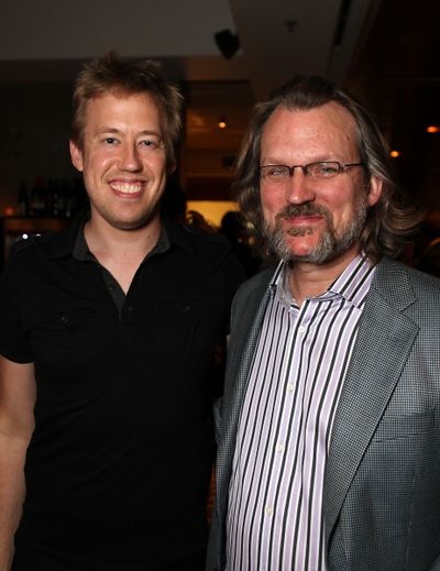 Chris Fenwick, Conductor/Keyboard, and David O, Associate Music Director
 Photo