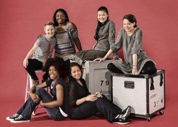 Ashley Bryant and Sade Namei (front row, l to r) and Emily S. Grosland, Joaquina Kalu Photo