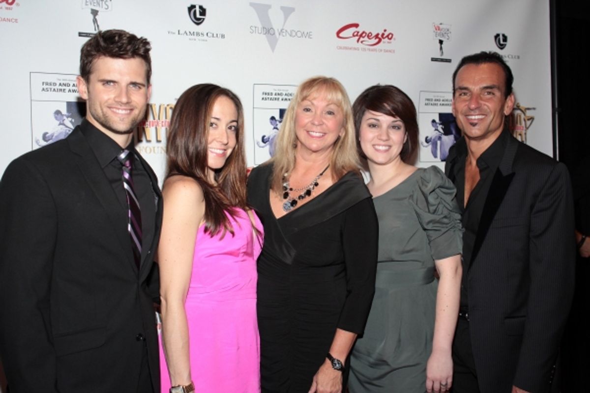 Kyle Dean Massey, Jennifer Balagna, Phyllis Balagna, Erica Blount, Joe Lanteri at 