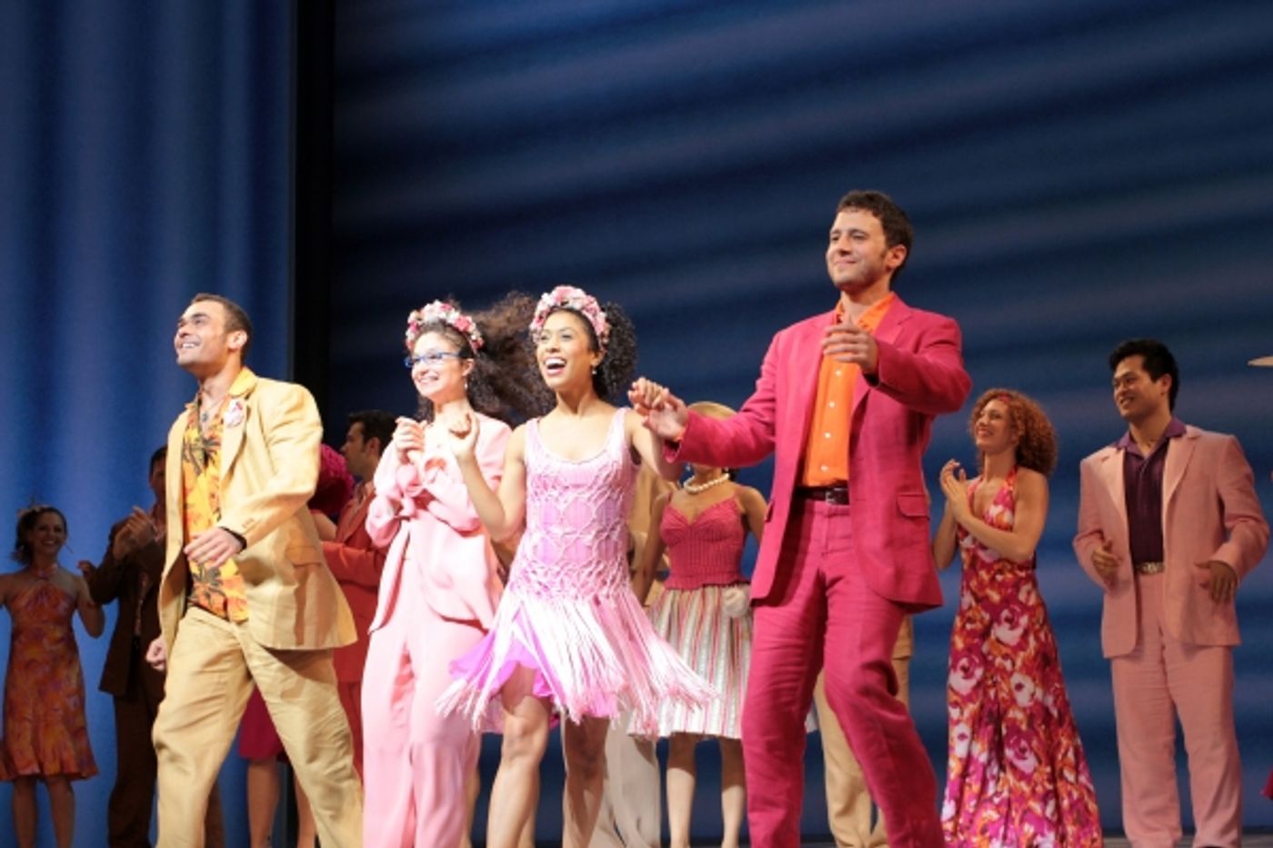 Photo Coverage: Aaron Lazar, Felicia Finley & More Join MAMMA MIA! Photo Coverage: Aaron Lazar, Felicia Finley & More Join MAMMA MIA! Image