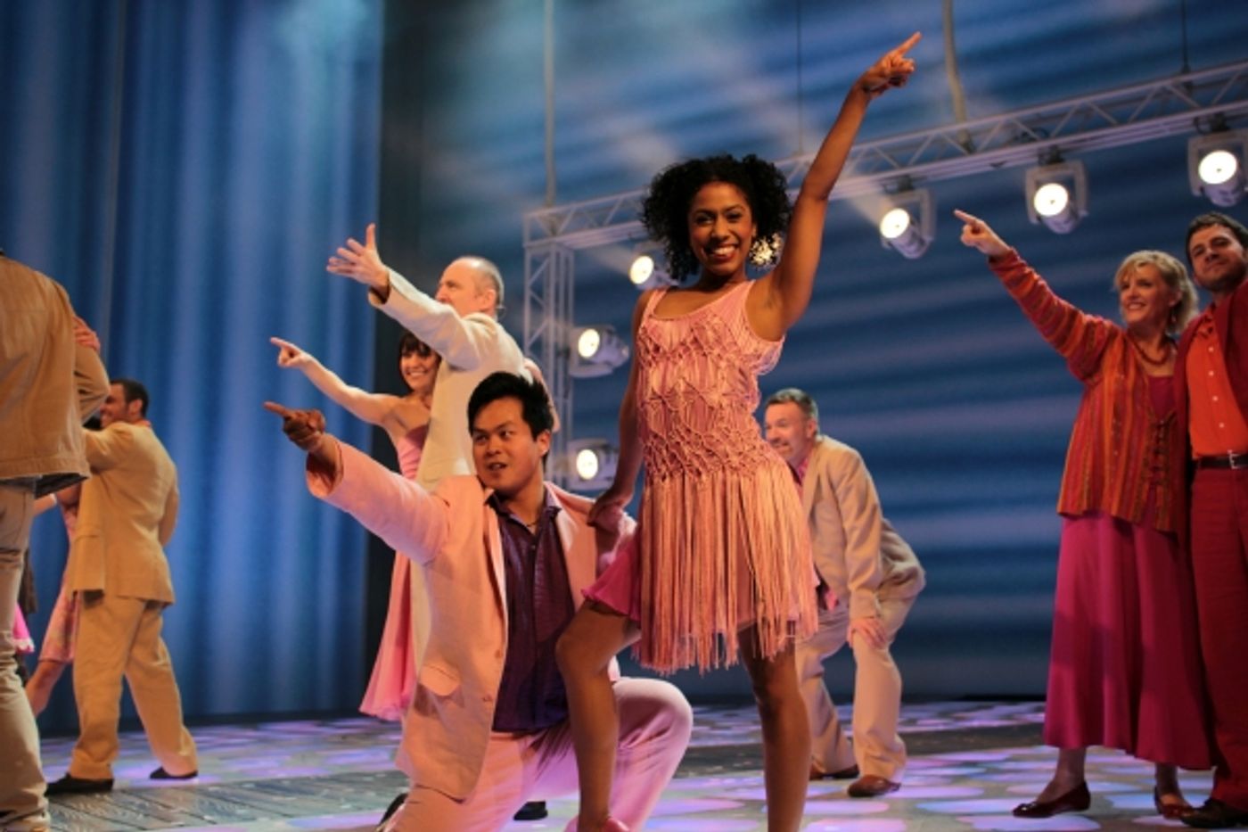 Photo Coverage: Aaron Lazar, Felicia Finley & More Join MAMMA MIA! Photo Coverage: Aaron Lazar, Felicia Finley & More Join MAMMA MIA! Image
